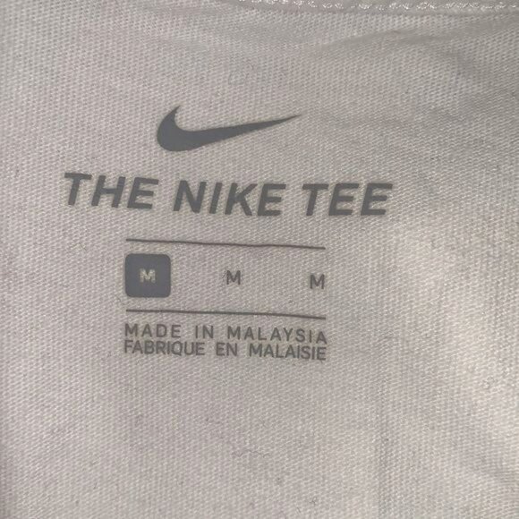 Nike Mens Graphic Tee "Too Many Sneakers" Just Do It White Medium 100% Cotton Ca - Picture 2 of 8